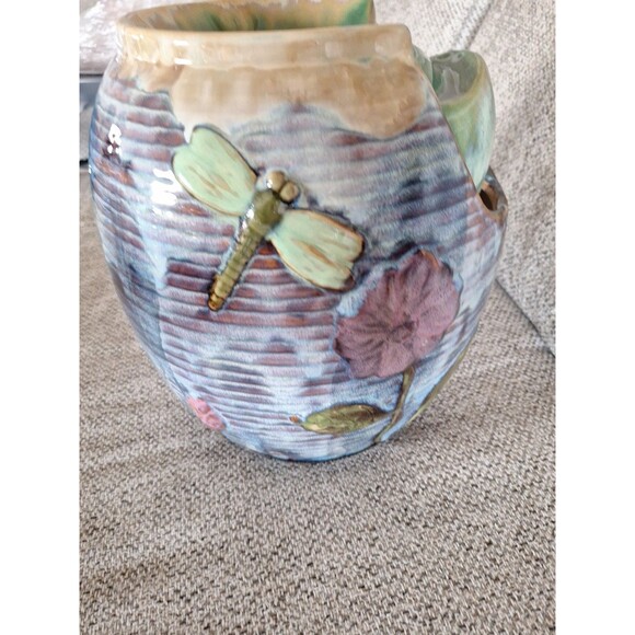 Ceramic Marbled DRAGONFLY Countertop Water Fountain New - Picture 4 of 15